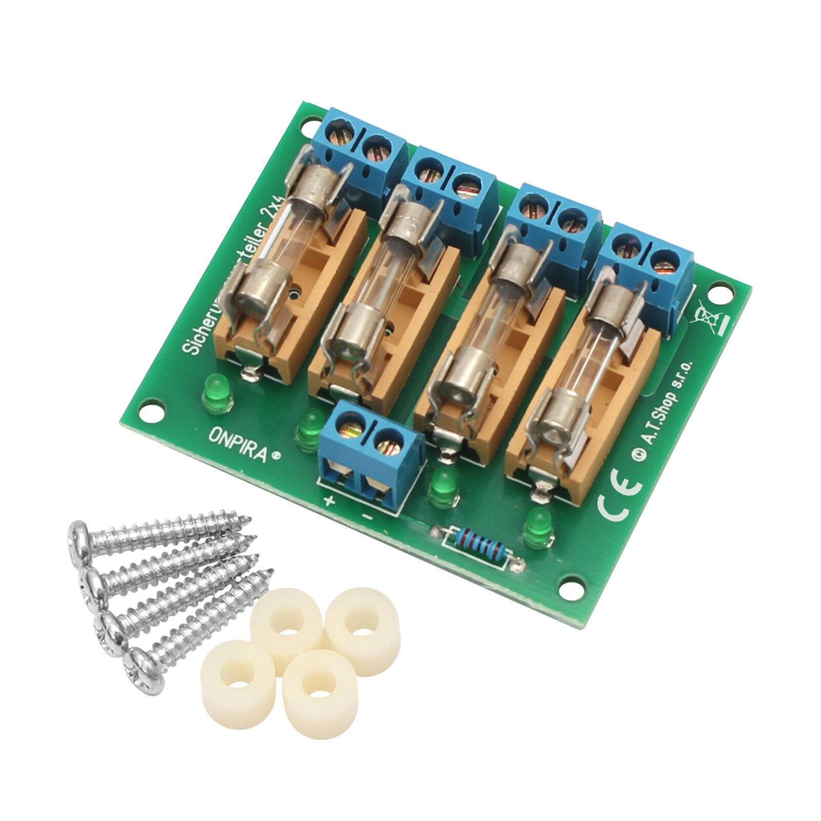 ONPIRA Stromverteiler Verteiler 12A belastbar Modellbau Sicherungsverteiler