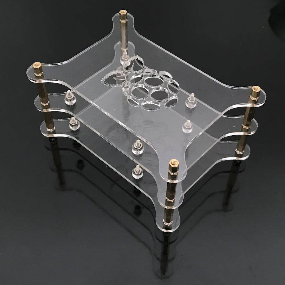 stapelbares Acryl Gehäuse für Raspberry Pi - transparent