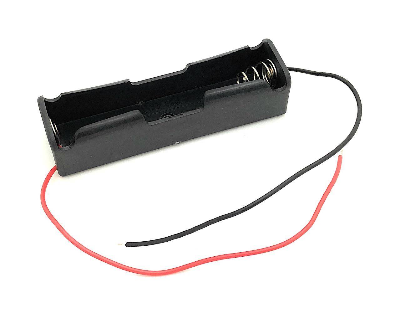 Batteriehalter für 1x 18650 mit Anschlusskabel