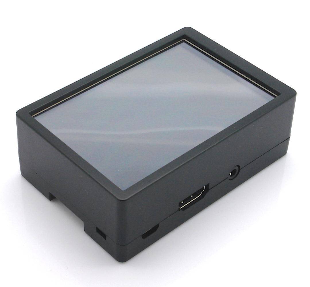 Gehäuse für Raspberry Pi 3 / 3B+ und 3,5" Display, schwarz