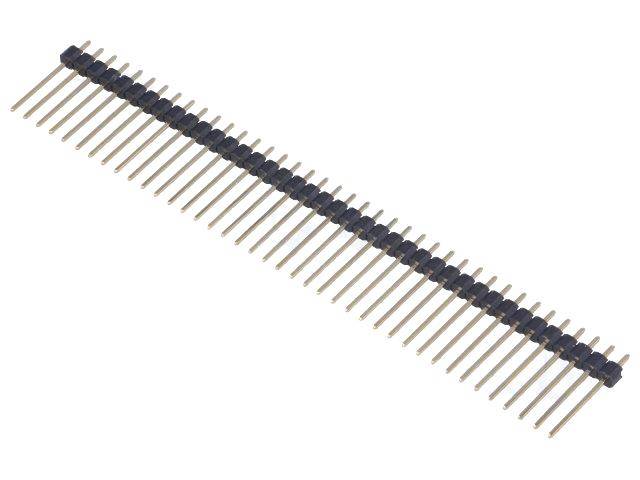 Stiftleiste, 18mm, 40-polig, RM 2,54, gerade