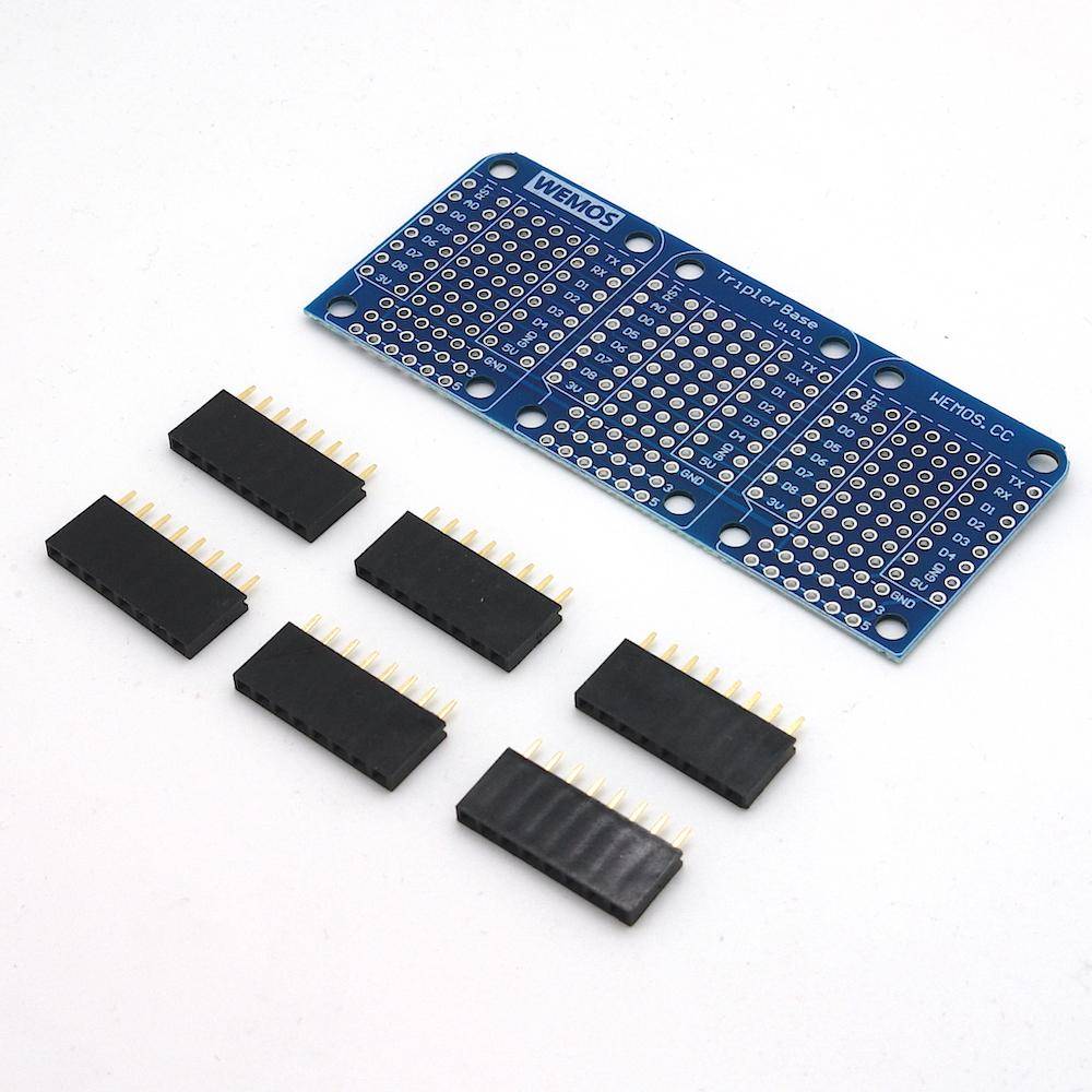 5 x Tripple Base für D1 Mini