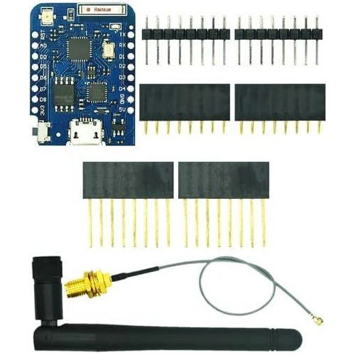 D1 Mini Pro - ESP8266 Entwicklungsboard mit U.FL Anschluss, Set mit Antenne D1 Mini Pro - ESP8266 Entwicklungsboard mit U.FL Anschluss, Set mit Antenne