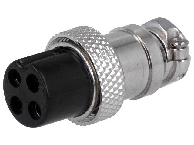 Mikrofon Kupplung, 4-polig, Kabelmontage