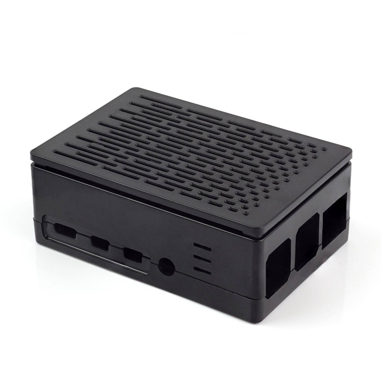 Gehäuse für Raspberry Pi 4 und 3,5" Display, schwarz