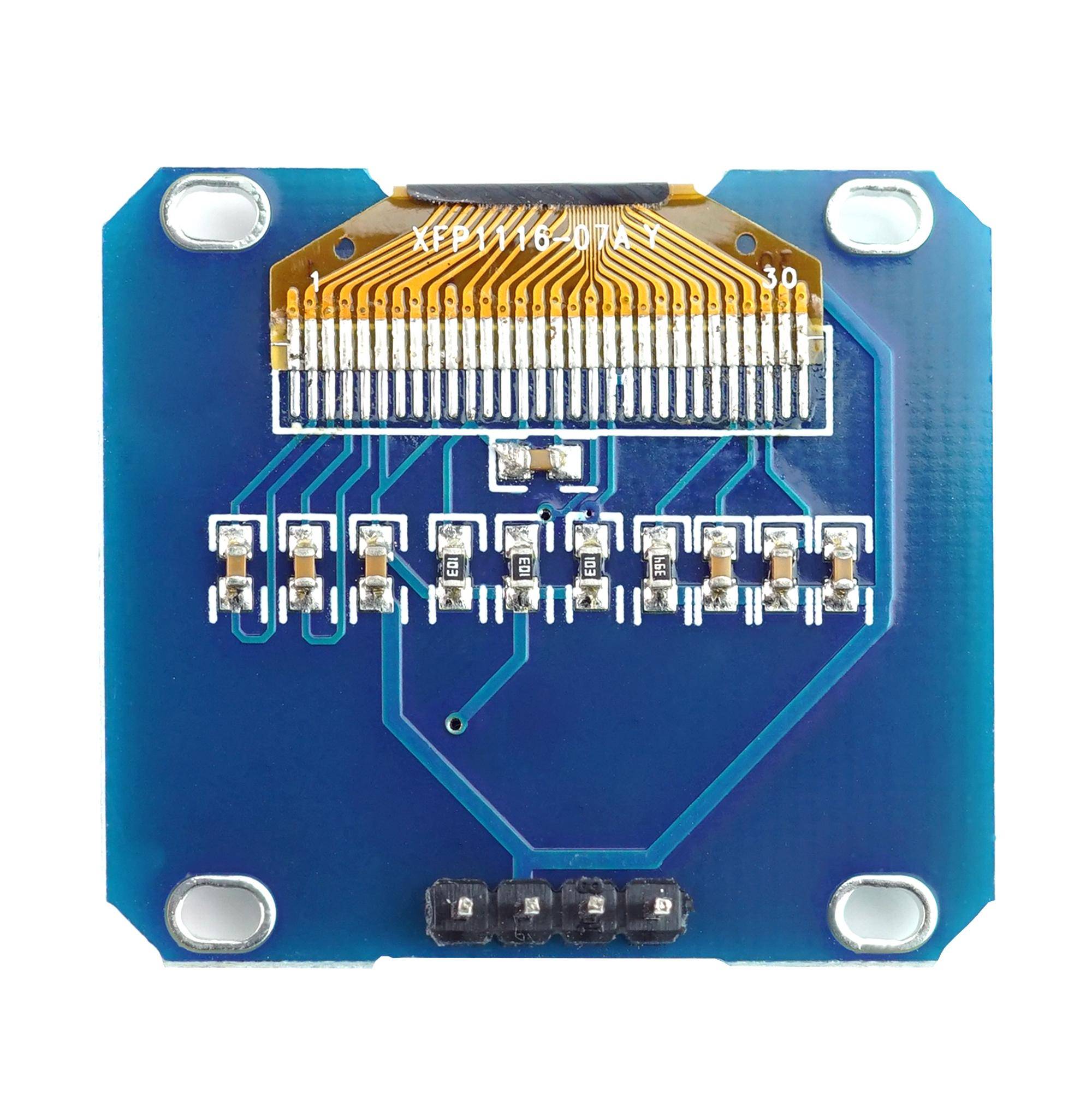 1.3" 128x64 OLED Display, SH1106, IIC/I2C Interface, einfarbig (blau)