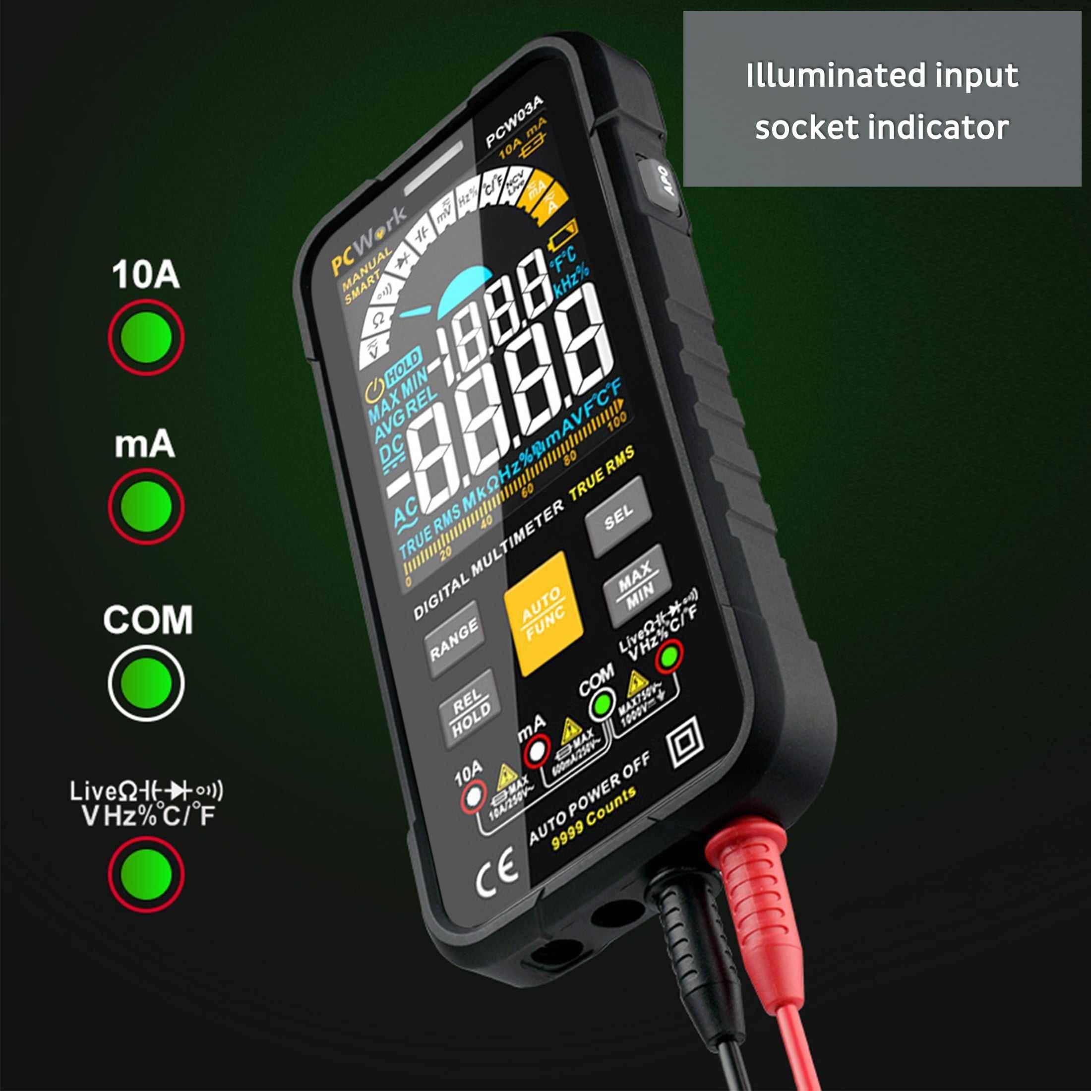 PCWork, PCW03A, Smart Digital Multimeter
