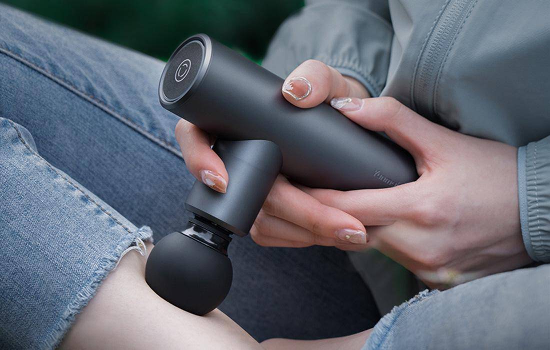 Yunmai YMFG-M352 Massage Gun Mini, Massagepistole, grau
