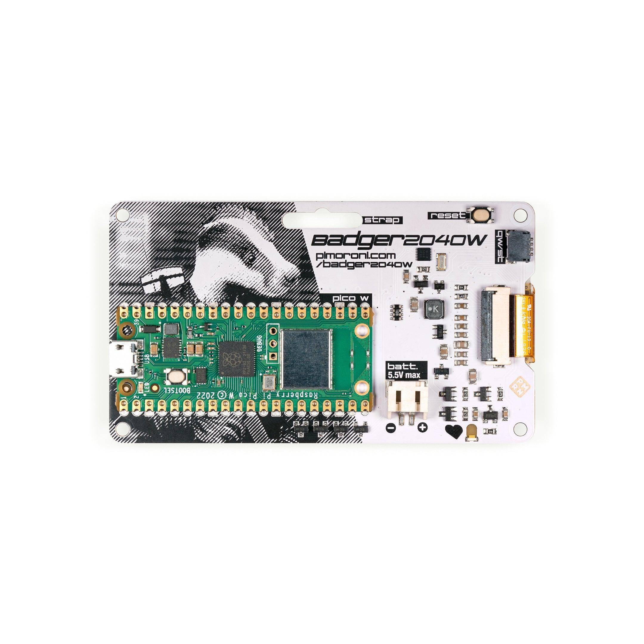 Pimoroni Badger 2040 W (Pico W Aboard)