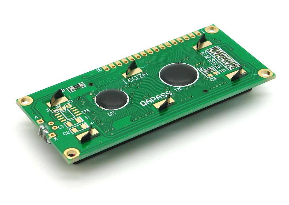 Alphanumerisches LCD 16x2, grün / gelb
