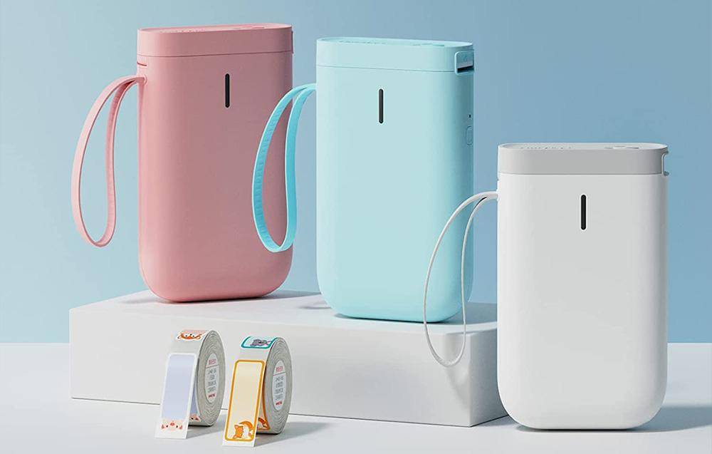 Niimbot D11, Tragbarer kabelloser Bluetooth Etikettendrucker, 10-15mm, weiß