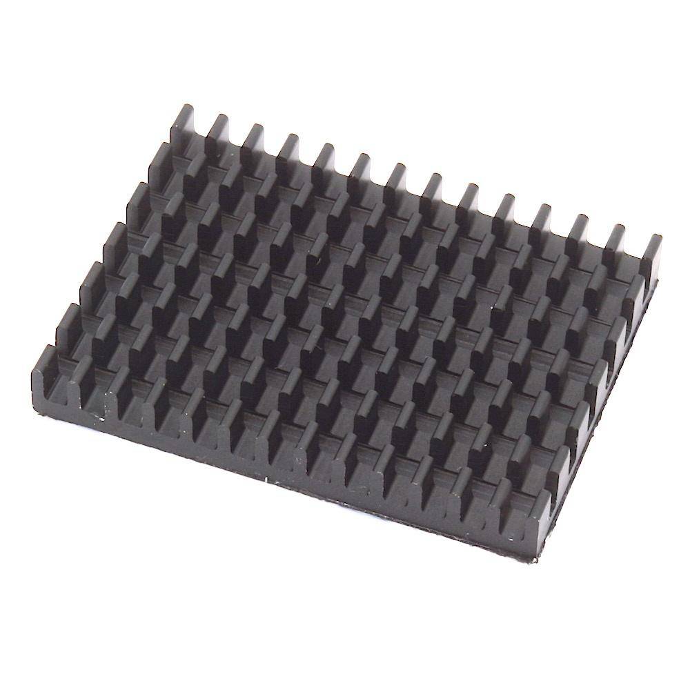 2 x Kühlkörper 40 x 30 x 5mm für Raspberry Pi 4, schwarz