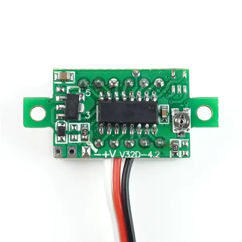 0,28" Mini Digital-Voltmeter mit LED Anzeige, 0-99V, 3-Wire, rot 0,28" Mini Digital-Voltmeter mit LED Anzeige, 0-99V, 3-Wire, rot