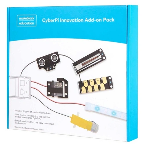 Makeblock CyberPi Innovation-Ergänzungsset, AIoT und Python-Programmierung, Motoren, Sensoren, LED Makeblock CyberPi Innovation-Ergänzungsset, AIoT und Python-Programmierung, Motoren, Sensoren, LED