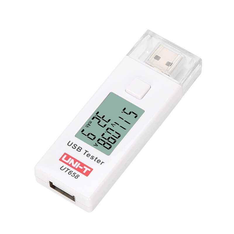 UNI-T, UT658, USB Tester, kompakt, USB-A