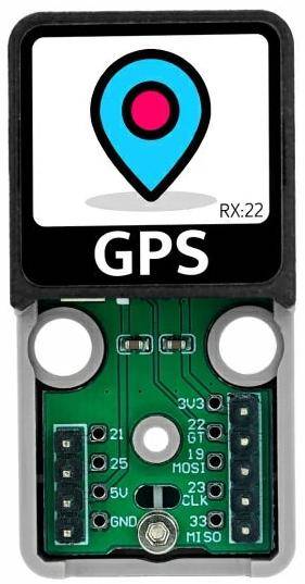 M5Stack ATOMIC GPS Base M8030-KT, Multi-Satellit, Niedriger Stromverbrauch, MicroSD Slot, NMEA-0183