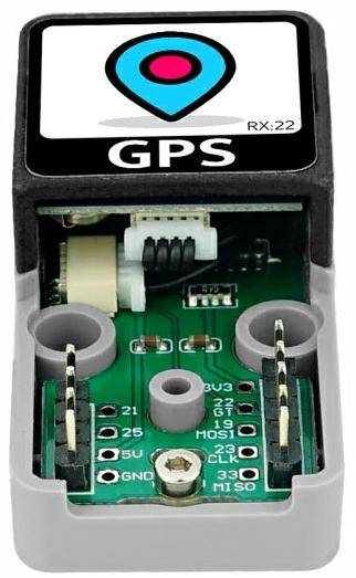 M5Stack ATOMIC GPS Base M8030-KT, Multi-Satellit, Niedriger Stromverbrauch, MicroSD Slot, NMEA-0183