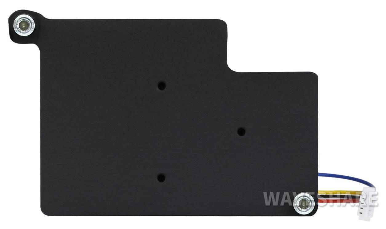 Waveshare aktiver Kühler / Lüfter für Raspberry Pi 5, Aluminium, PWM, 2.35 CFM, 8000 RPM, 5V DC