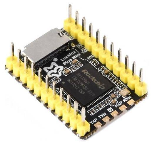 Luckfox Pico Mini A M RV1103, ohne Flash, mit Header, Cortex A7, RISC-V, 64MB DDR2, USB 2.0, MIPI