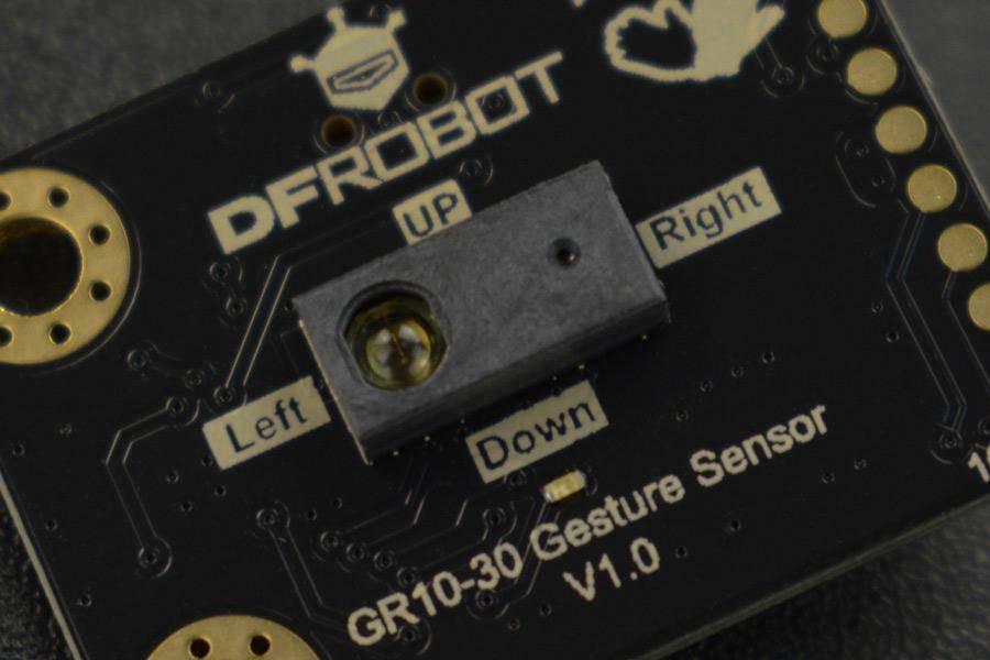 DFRobot Gravity GR10-30 Gestensensor, 12 Gesten, bis 30 cm Erkennungsdistanz, UART & I2C, 3,3-5V