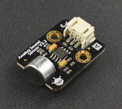 DFRobot Sound Sensor für Arduino/Raspberry Pi, Analog, Geräuscherkennung, Gravity, Plug&Play, 3.3-5V