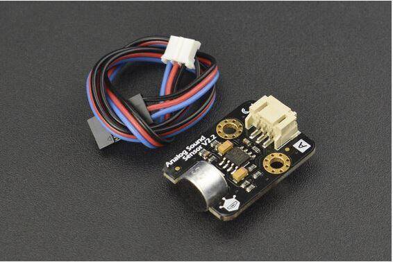DFRobot Sound Sensor für Arduino/Raspberry Pi, Analog, Geräuscherkennung, Gravity, Plug&Play, 3.3-5V