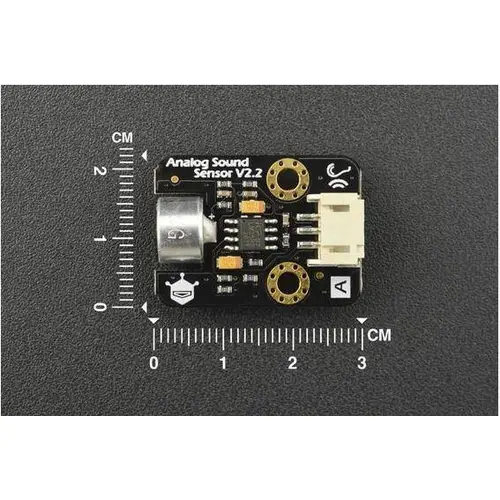 DFRobot Sound Sensor für Arduino/Raspberry Pi, Analog, Geräuscherkennung, Gravity, Plug&Play, 3.3-5V DFRobot Sound Sensor für Arduino/Raspberry Pi, Analog, Geräuscherkennung, Gravity, Plug&Play, 3.3-5V