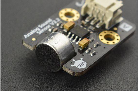 DFRobot Sound Sensor für Arduino/Raspberry Pi, Analog, Geräuscherkennung, Gravity, Plug&Play, 3.3-5V