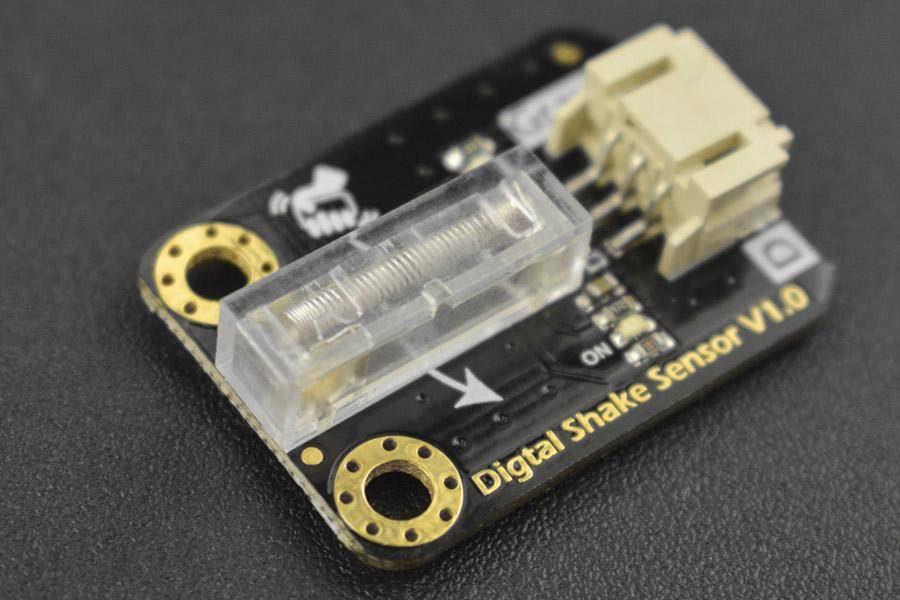 DFRobot Shake-Sensor, Gravity 3P Digital, unidirektional empfindlich, Anti-Schock, 3.3-5V