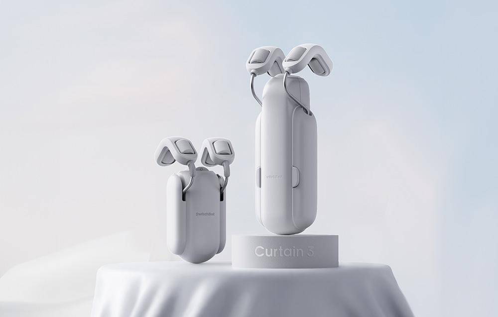 SwitchBot Curtain 3, Rod-Version, Smarte Vorhang-Steuerung, Bluetooth