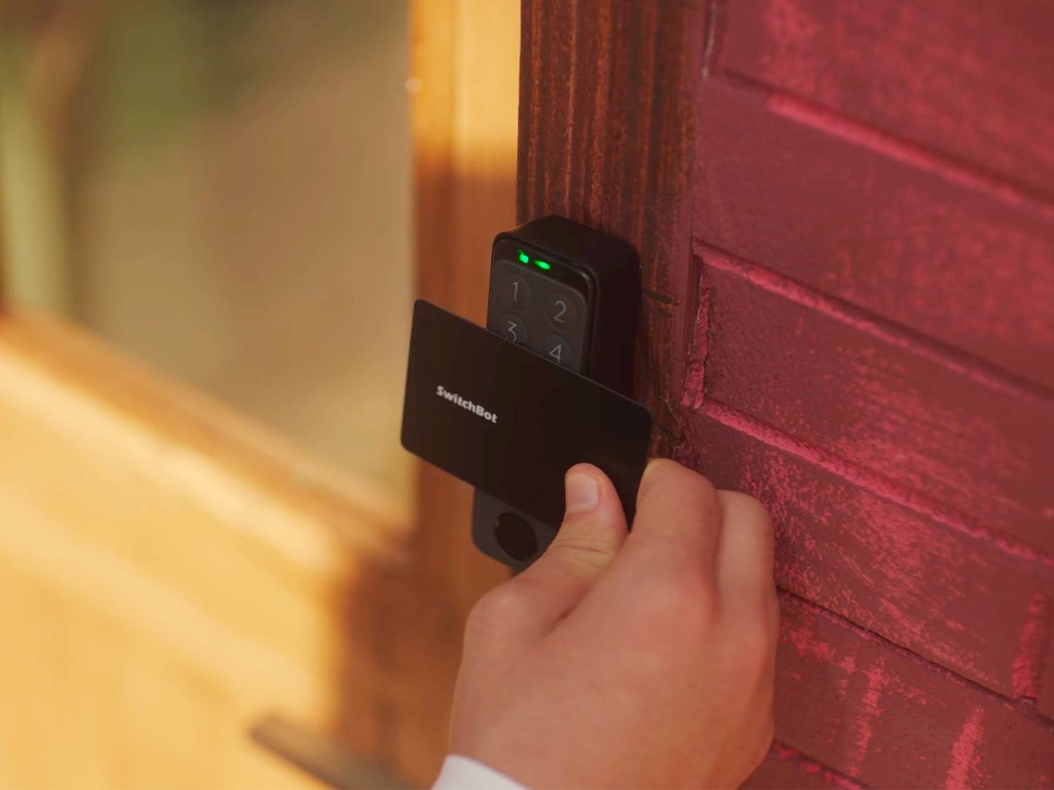 SWITCHBOT Öffnungskarte zum öffnen von smart Lock, schwarz