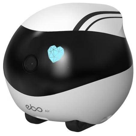 Enabot EBO AIR, intelligenter AI Begleitroboter, Zwei-Wege-Audio, 1080p, 30 fps, Selbstladefunktion