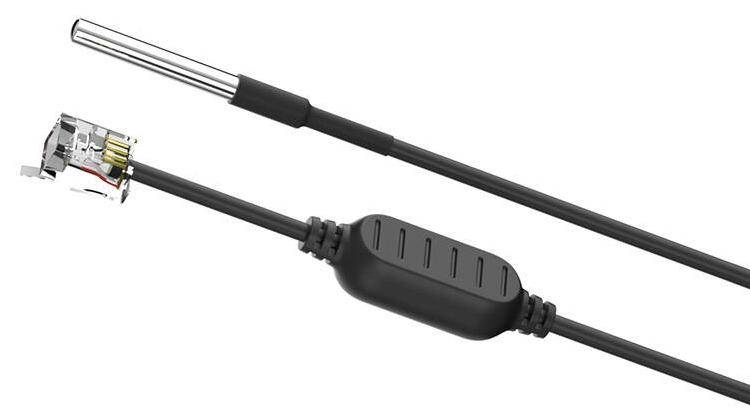 Sonoff Wasserdichter Temperatursensor WTS01 für THR316/320, RJ9 4P4C, 1,50m