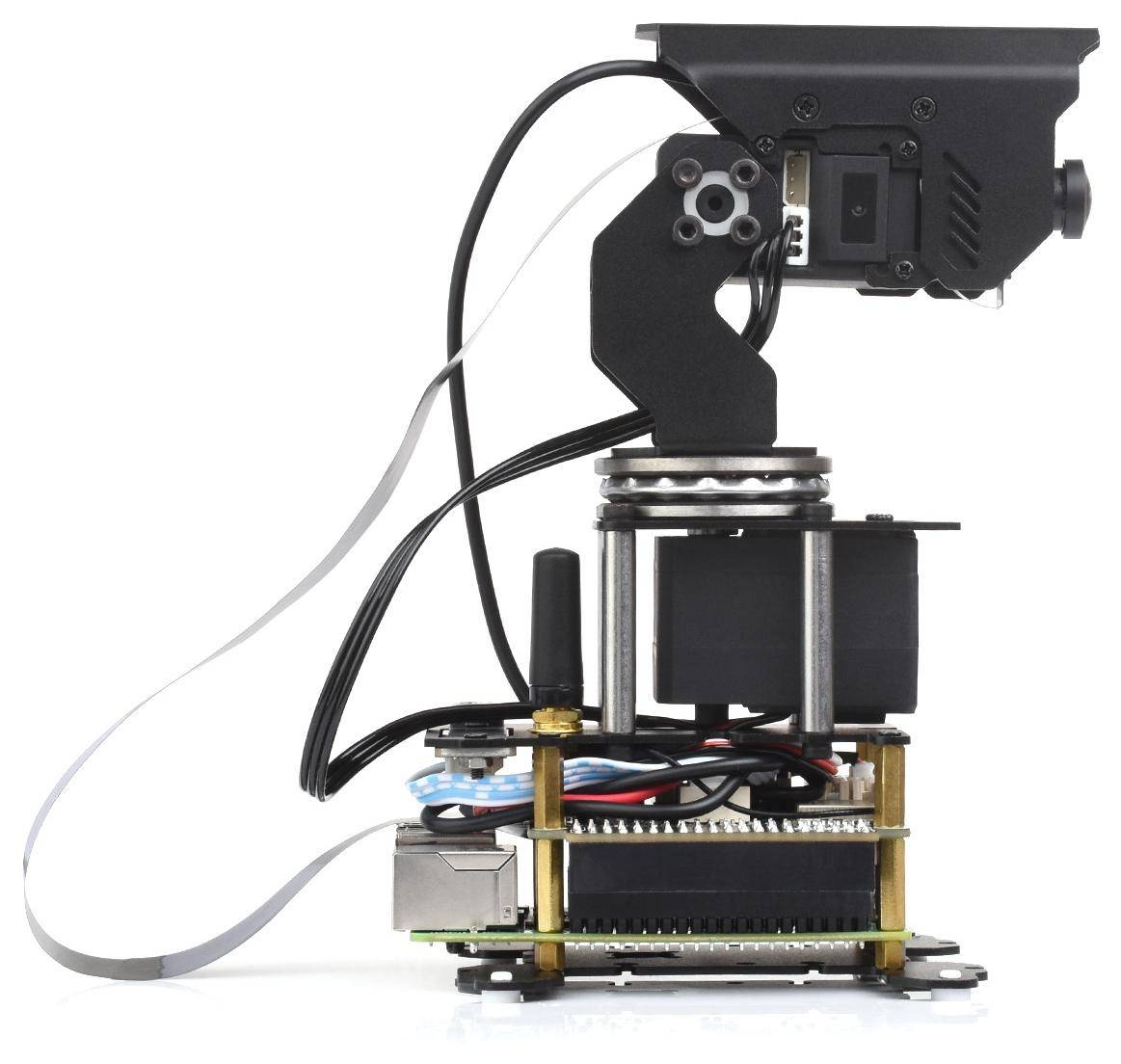 Waveshare, 360° Pan-Tilt Camera Module Kit, omnidirektional, 2-Axis Servo, für Raspberry Pi 4B/5