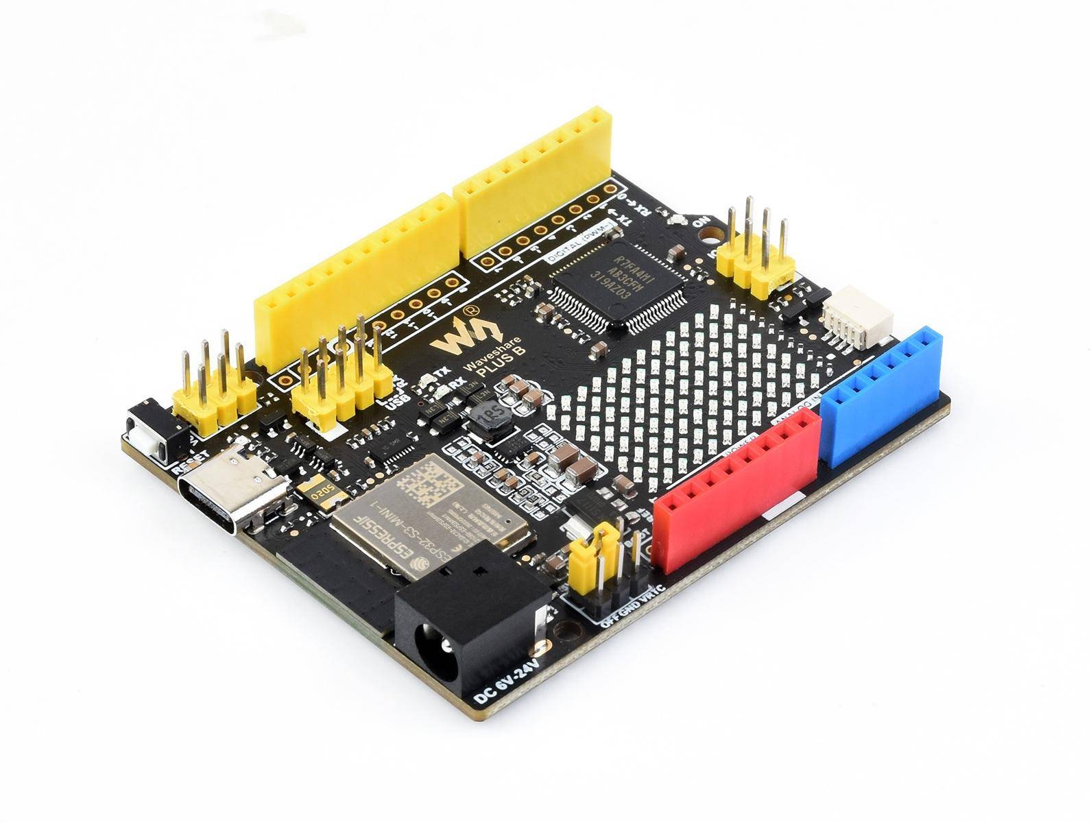 Waveshare R7FA4 PLUS B Entwicklungsboard für Arduino UNO R4, ESP32-S3FN8, 12x8 LED-Matrix, 3.3-5V