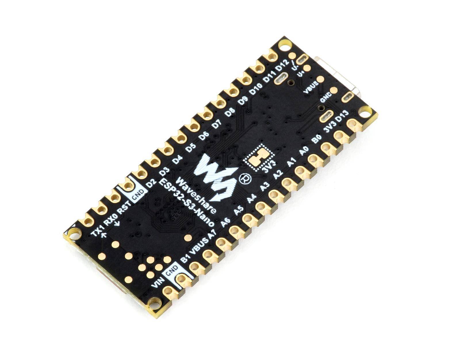 Waveshare ESP32-S3 Nano Entwicklungsboard, Wifi, Bluetooth, 8MB PSRAM, 16MB Flash - Auswahl: ohne Header