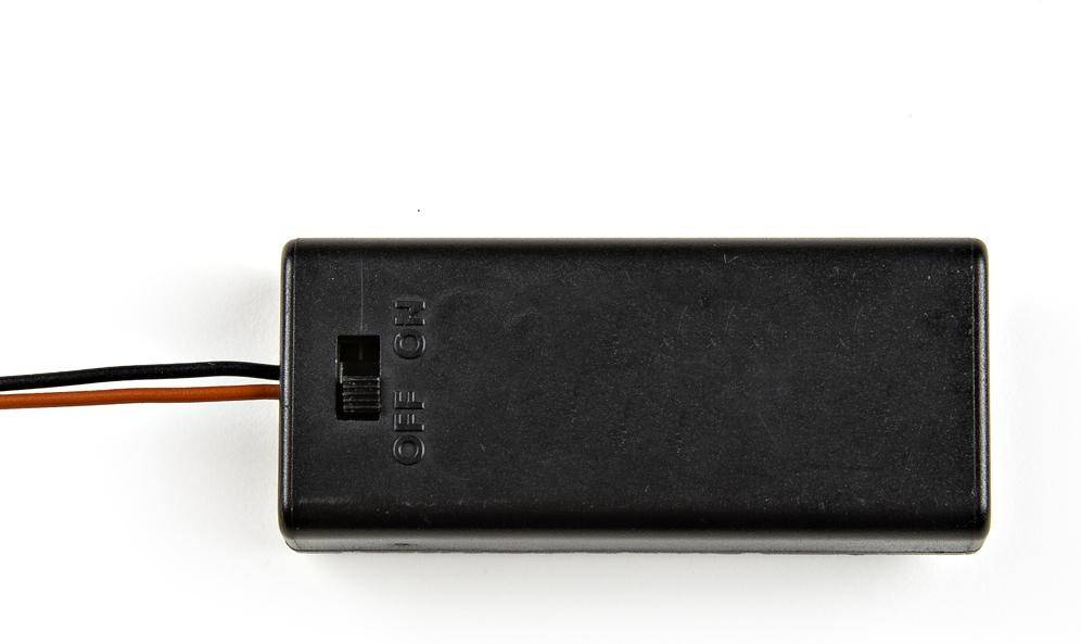 micro:bit Batteriebox mit Schalter,JST-Stecker, einfaches Ein-/Ausschalten, für 2 AAA Batterien