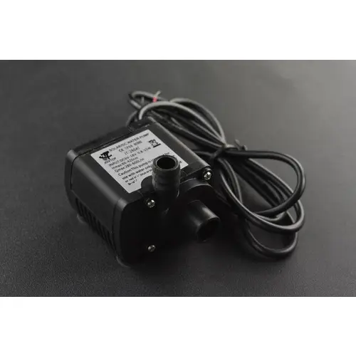 DFRobot DC Mini-Tauchwasserpumpe, manuelle Wasserflusseinstellung, 65-500mA, 280-500L/H, 6-18 VDC DFRobot DC Mini-Tauchwasserpumpe, manuelle Wasserflusseinstellung, 65-500mA, 280-500L/H, 6-18 VDC