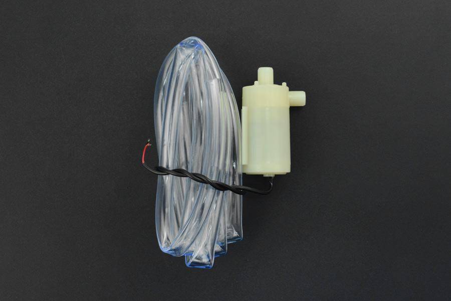 DFRobot Amphibische Horizontale Tauchpumpe, 3-6V DC, 150-370mA, 80-100L/H, IP68, für 5mm Schlauch