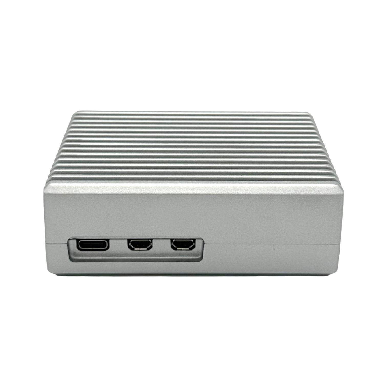 Full Armor Gehäuse für Raspberry Pi 5, silber