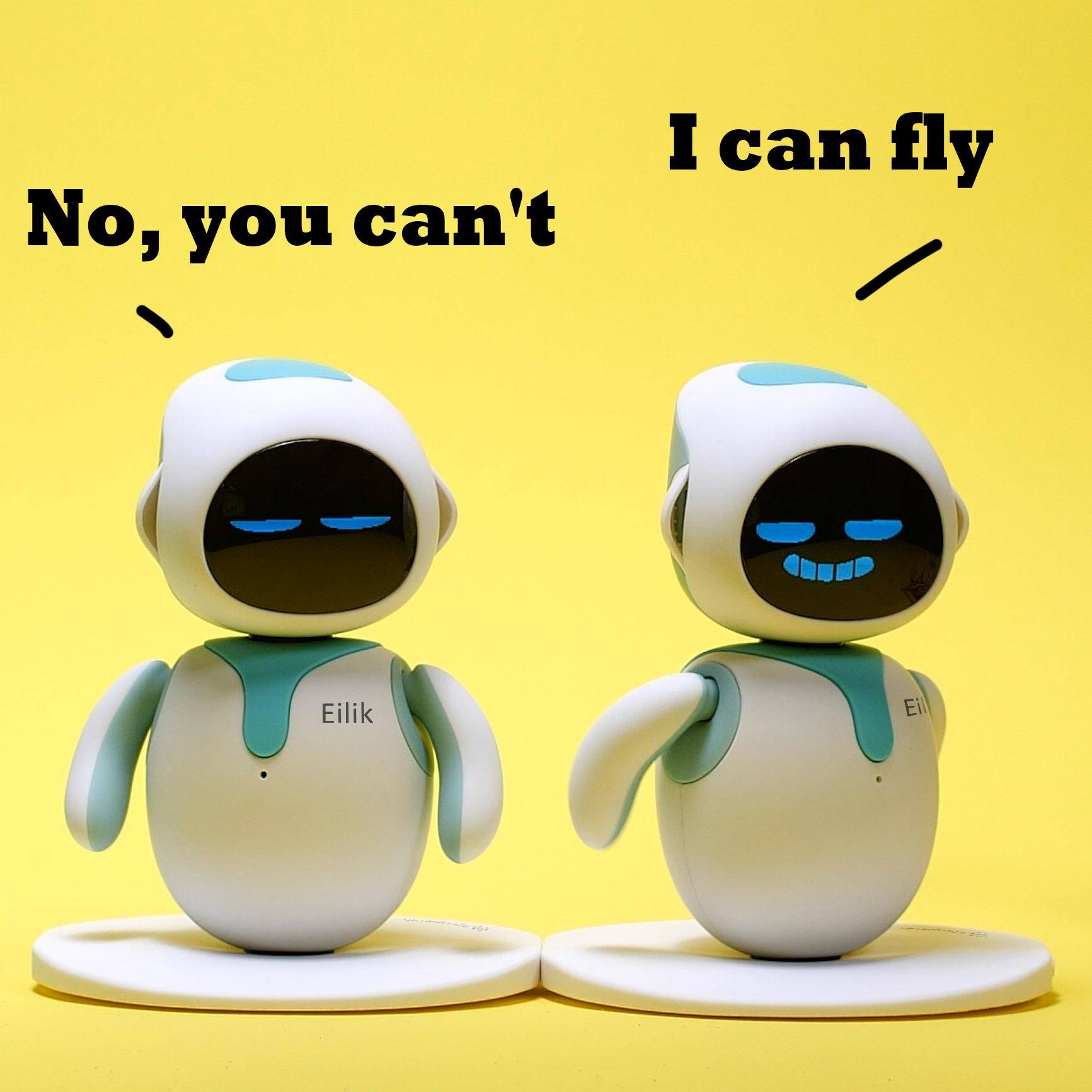 Energize Lab Eilik, emotional intelligenter Begleitroboter, über 140 Emotionen - Farbe: blau