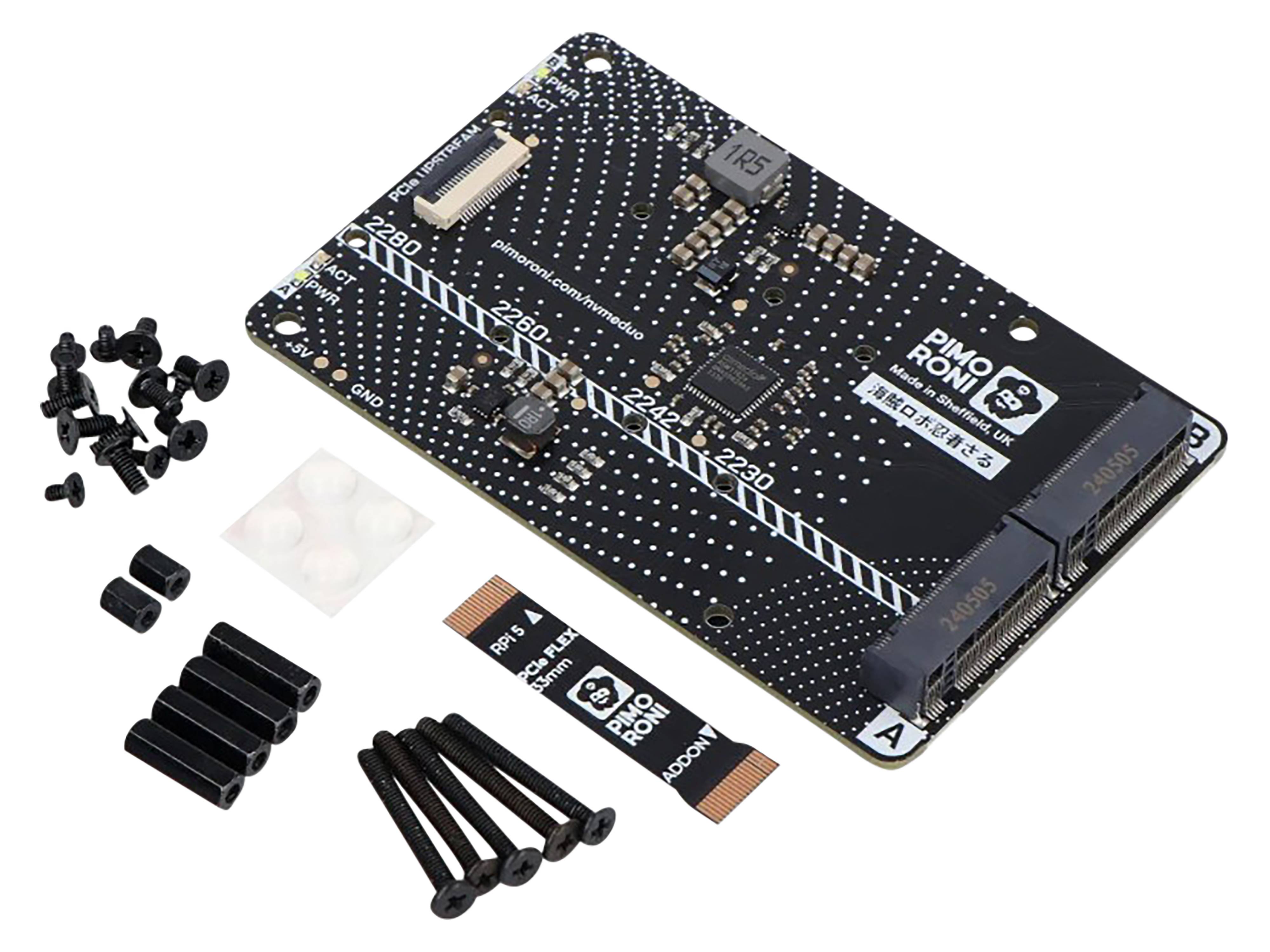 PIMORONI Dual NVMe base für Raspberry Pi 5