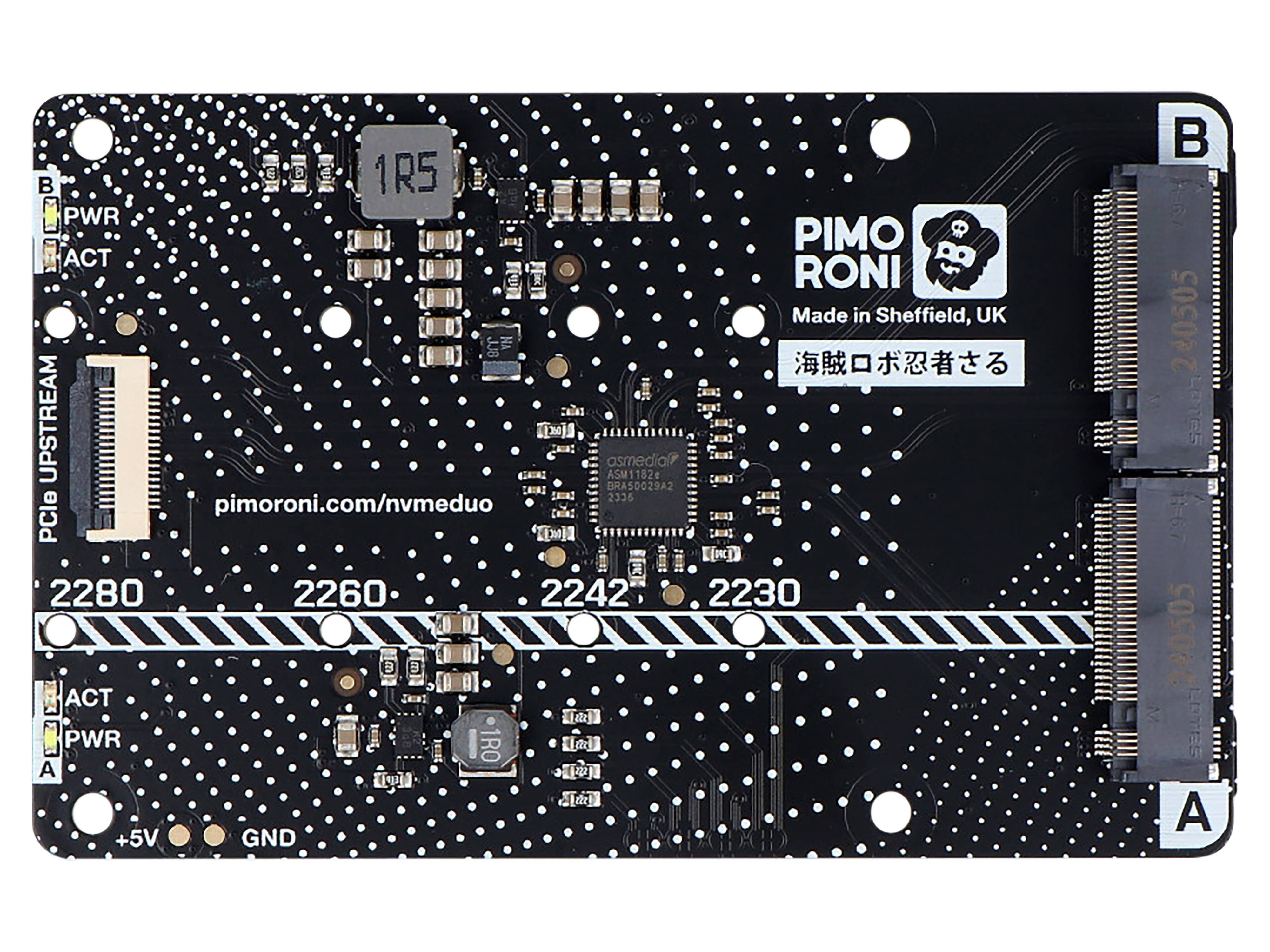 PIMORONI Dual NVMe base für Raspberry Pi 5
