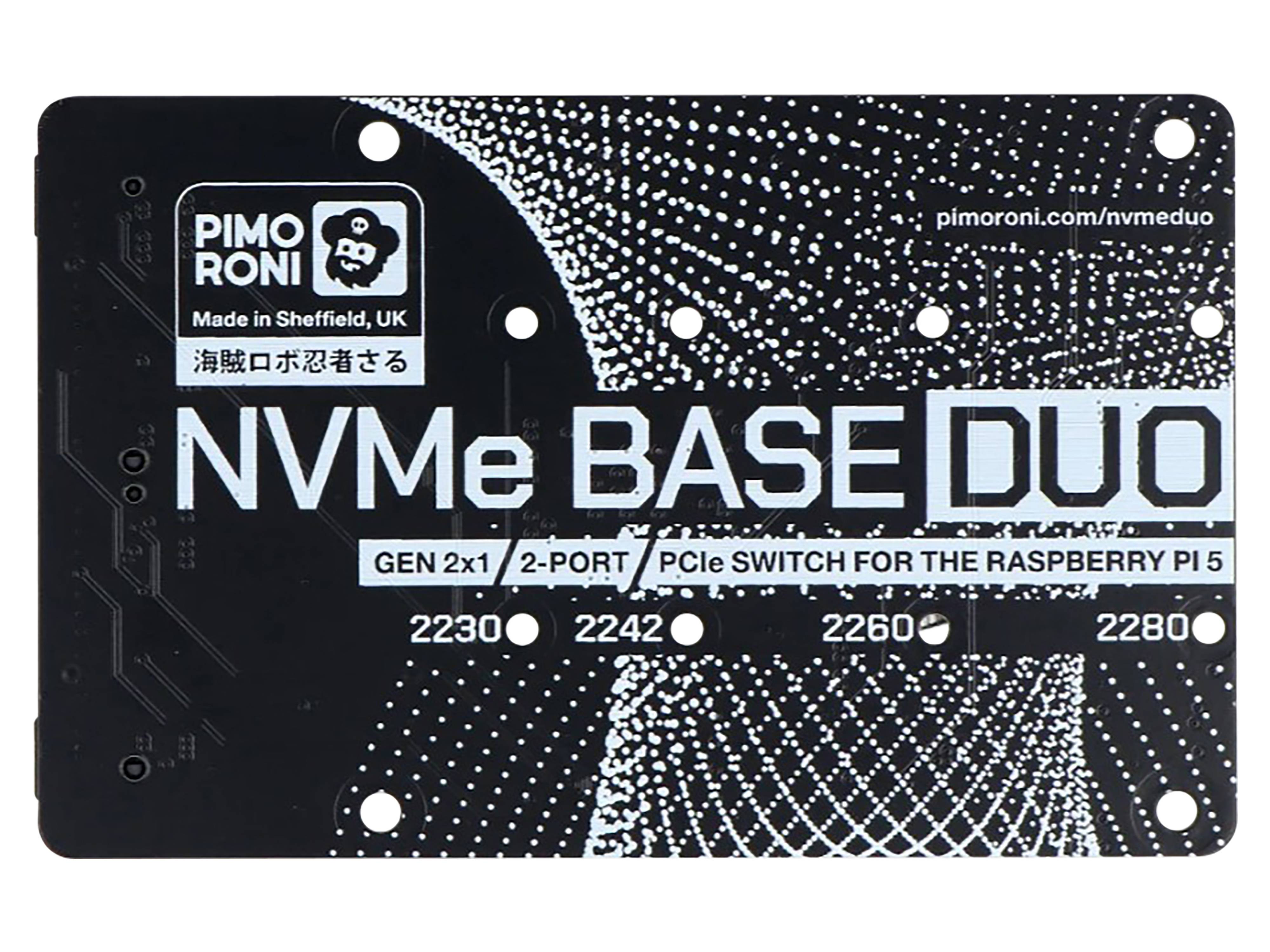 PIMORONI Dual NVMe base für Raspberry Pi 5