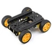 Waveshare Smart Mobile Robot Chassis Kit, 4x Räder, 4x TT Motor, Metall Chassis Stoßdämpfend Waveshare Smart Mobile Robot Chassis Kit, 4x Räder, 4x TT Motor, Metall Chassis Stoßdämpfend