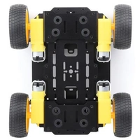 Waveshare Smart Mobile Robot Chassis Kit, 4x Räder, 4x TT Motor, Metall Chassis Stoßdämpfend Waveshare Smart Mobile Robot Chassis Kit, 4x Räder, 4x TT Motor, Metall Chassis Stoßdämpfend