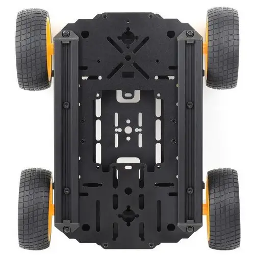 Waveshare Smart Mobile Robot Chassis Kit, 4x Räder, 4x TT Motor, Metall Chassis Stoßdämpfend Waveshare Smart Mobile Robot Chassis Kit, 4x Räder, 4x TT Motor, Metall Chassis Stoßdämpfend
