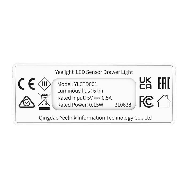 Yeelight LED Sensor-Schubladenleuchte, 4 Stück