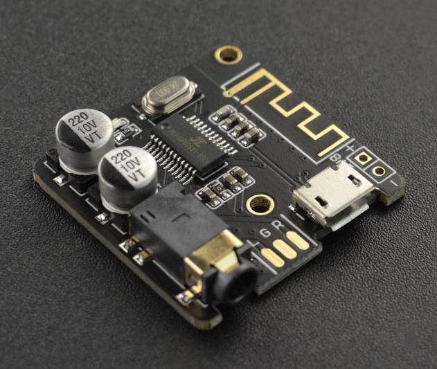 DFRobot Bluetooth 5.0 Audio-Empfängerplatine, WAV, FLAC, MP3, 15m Reichweite, 3.7-5V