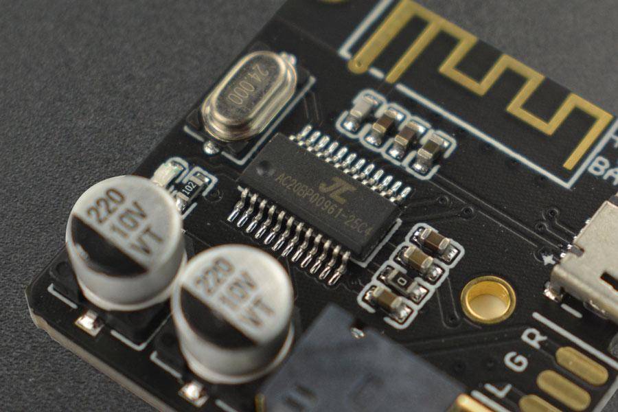 DFRobot Bluetooth 5.0 Audio-Empfängerplatine, WAV, FLAC, MP3, 15m Reichweite, 3.7-5V